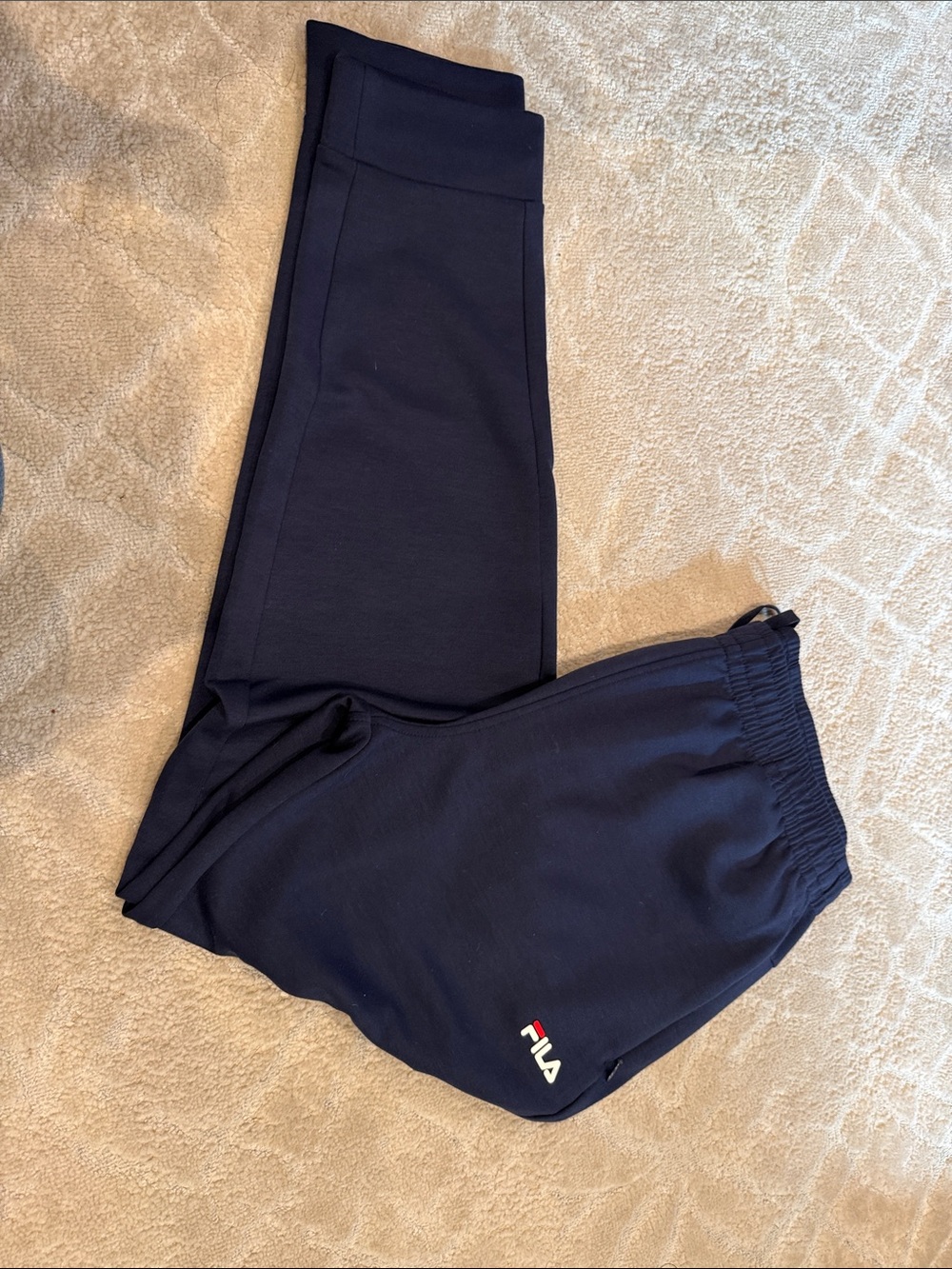 Fila Kids Navy Joggers with Logo
